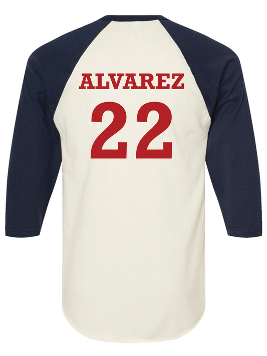 Unisex Jersey Raglan T-Shirt (Adult NEW LOGO)