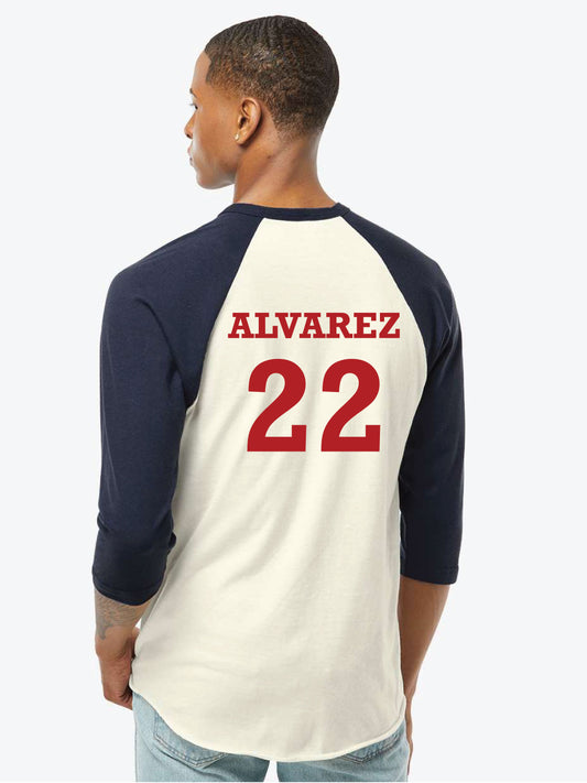 Fine Jersey Raglan T-Shirt  (Adult NEW LOGO)