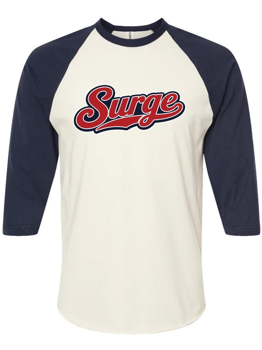 Unisex Jersey Raglan T-Shirt  (Adult NEW LOGO)