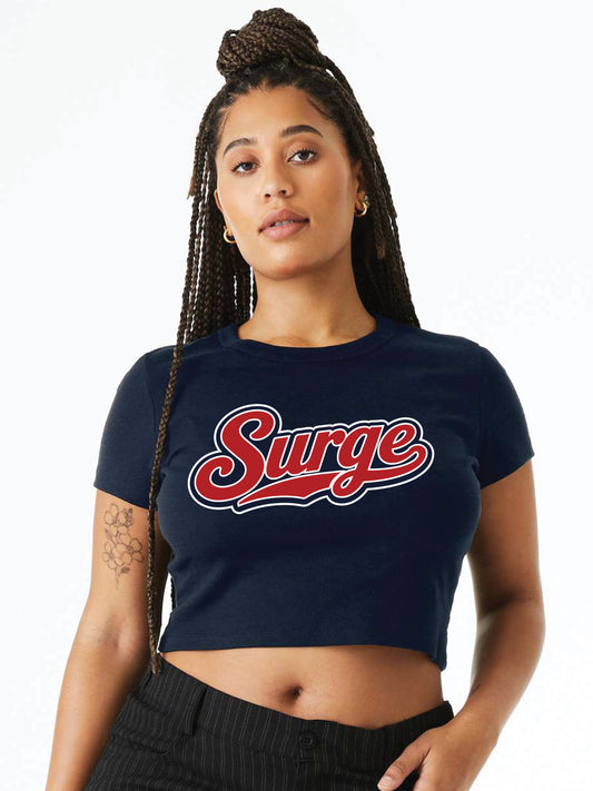 Micro Rib Baby Tee  (Adult NEW LOGO)